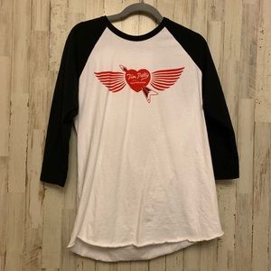 Tom Petty Concert Raglan